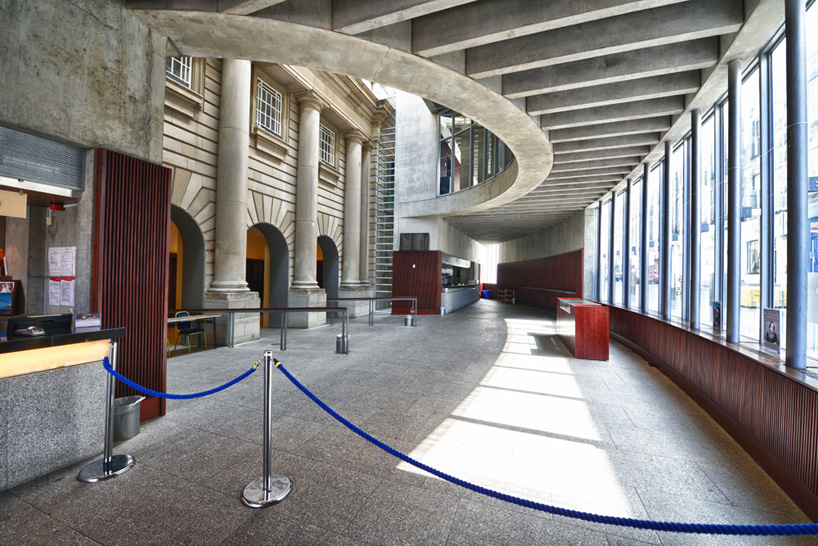 LDN contrasts new + old elements in edinburgh usher hall extension