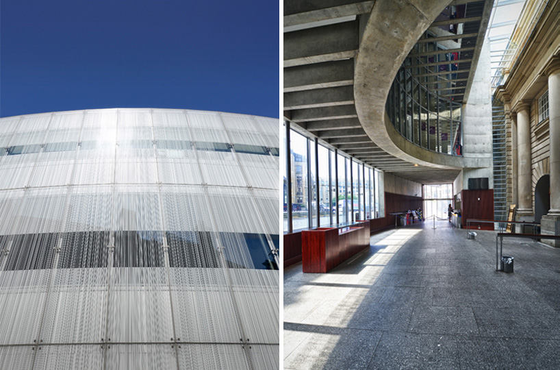 LDN contrasts new + old elements in edinburgh usher hall extension