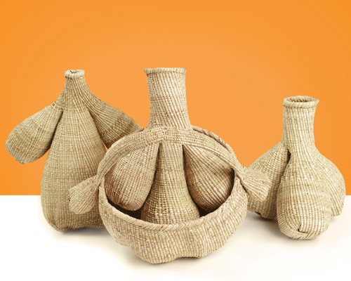 matali crasset + zimbabwean weavers renew function of the gourd basket