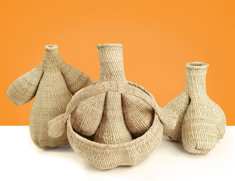matali crasset + zimbabwean weavers renew function of the gourd basket