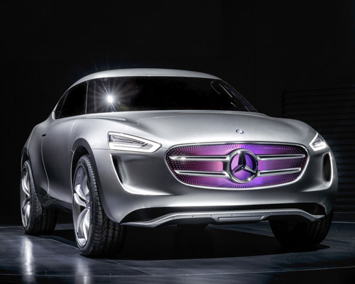 mercedes-benz G-Code vision concept turns into a giant solar panel  