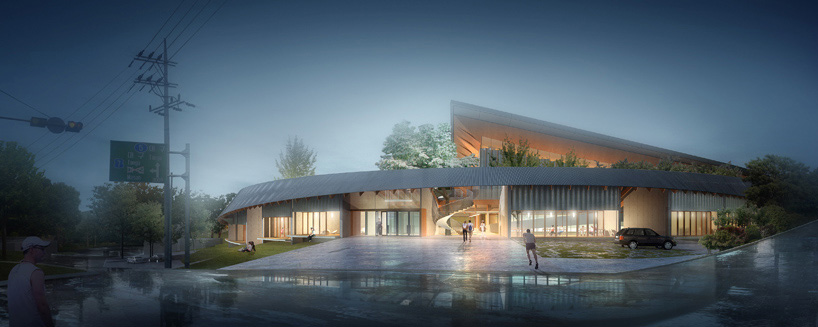 nomad office architects dalseong citizens gymnasium competition south korea