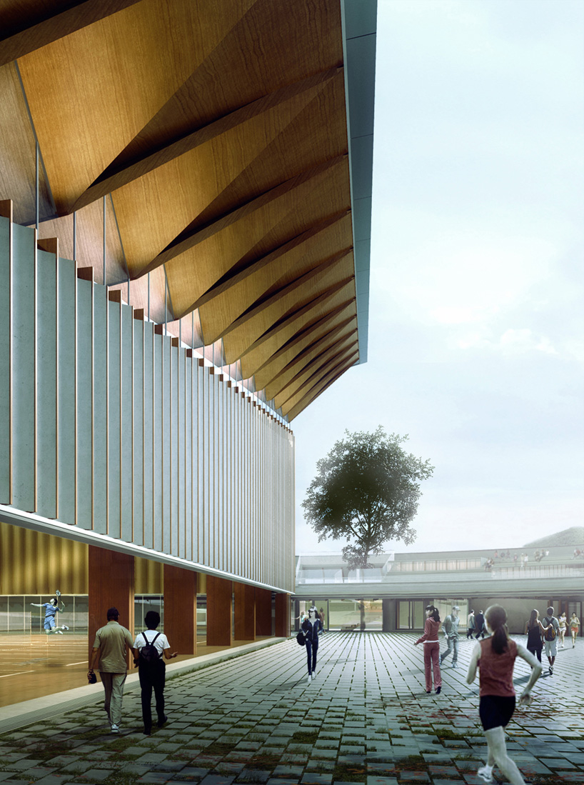nomad office architects dalseong citizens gymnasium competition south korea