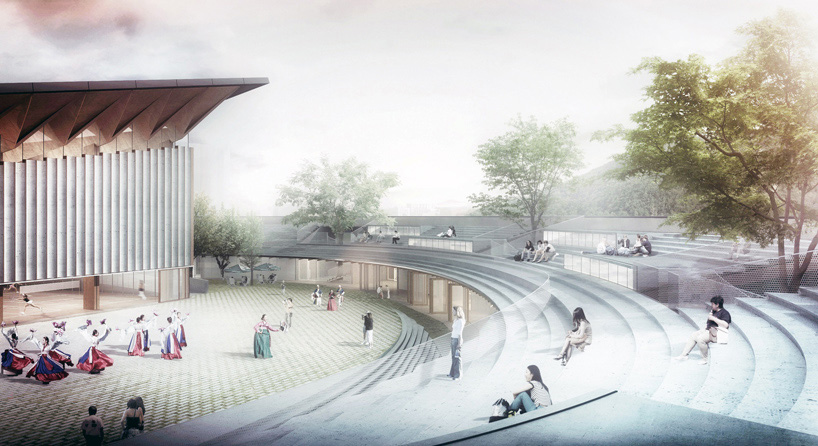 nomad office architects dalseong citizens gymnasium competition south korea