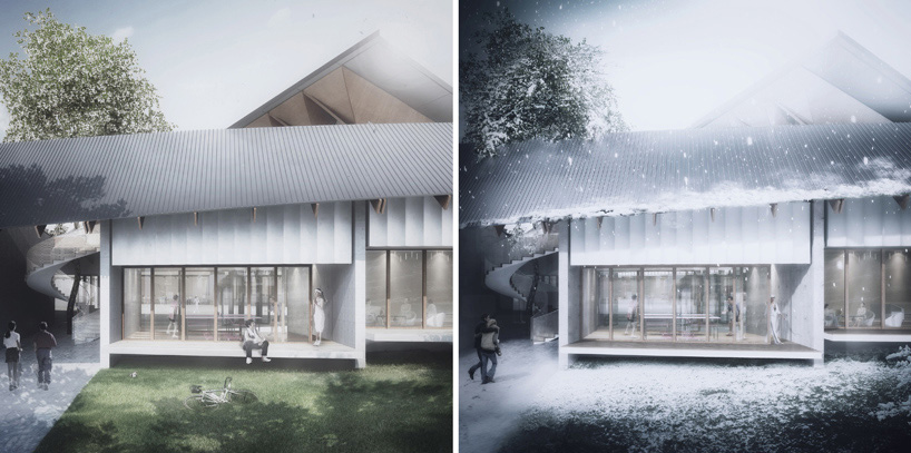 nomad office architects dalseong citizens gymnasium competition south korea