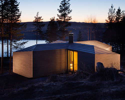 atelier oslo projects the norderhov cabin in a norwegian forest