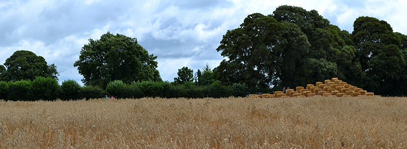 NOSworkshop architectonic straw pavilions harvest festival ireland