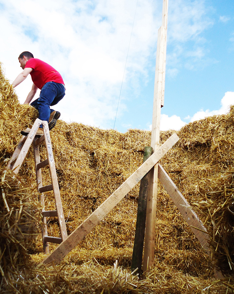 NOSworkshop architectonic straw pavilions harvest festival ireland