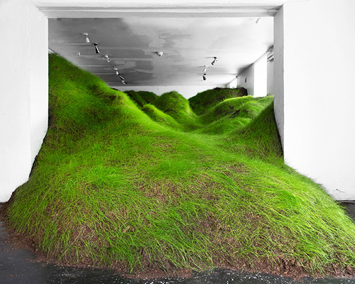 per kristian nygård grows grass landscape in oslo gallery