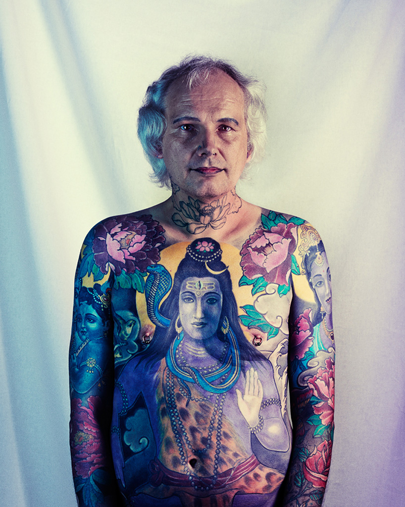 portraits of visitors to the london tattoo convention
