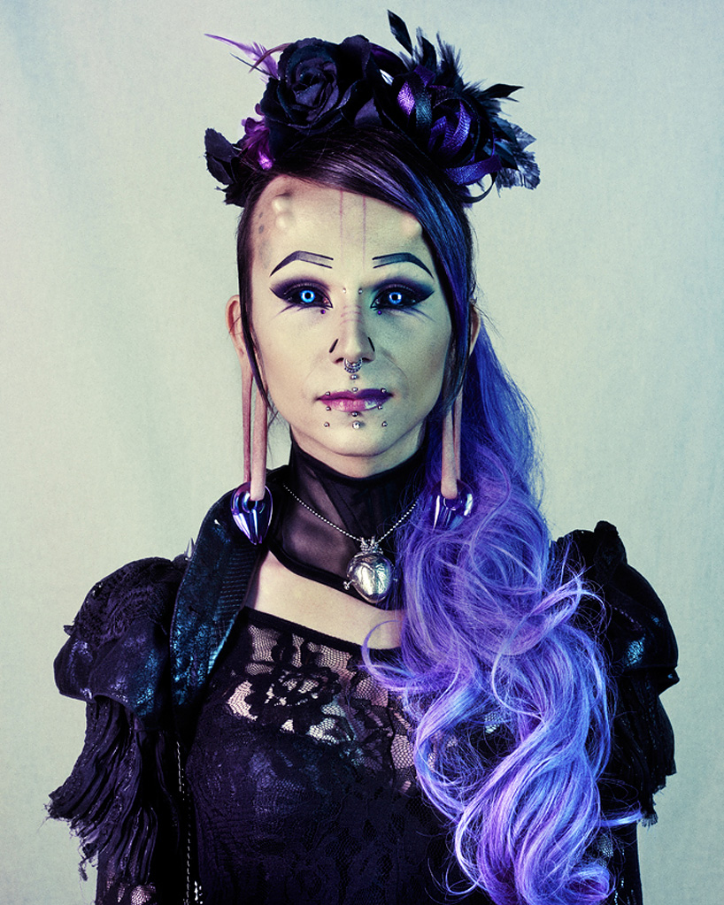 portraits of visitors to the london tattoo convention