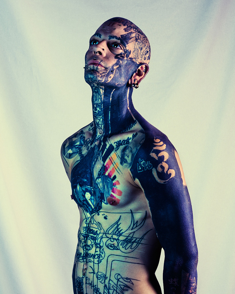 portraits of visitors to the london tattoo convention