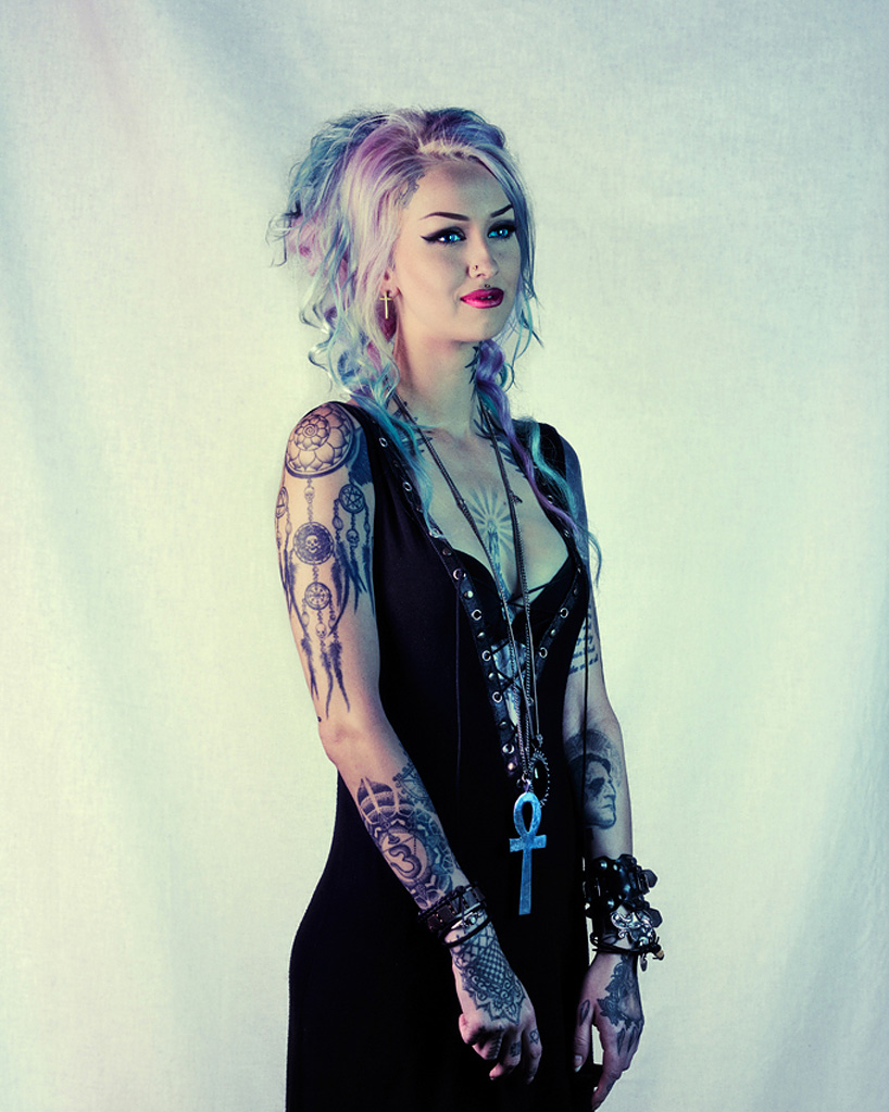 portraits of visitors to the london tattoo convention