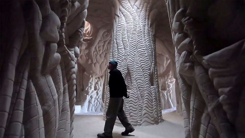 a look inside ra paulette's hand dug luminous caves in new mexico