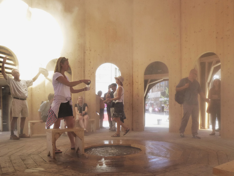 raumlabor fountain house montreal canada designboom