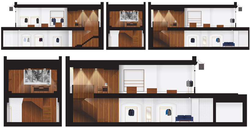 sanderson studios E tautz flagship store mayfair london