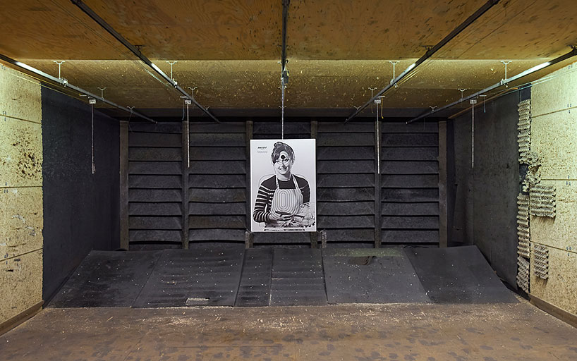 shooting range posters depict the innocent targets of gun violence