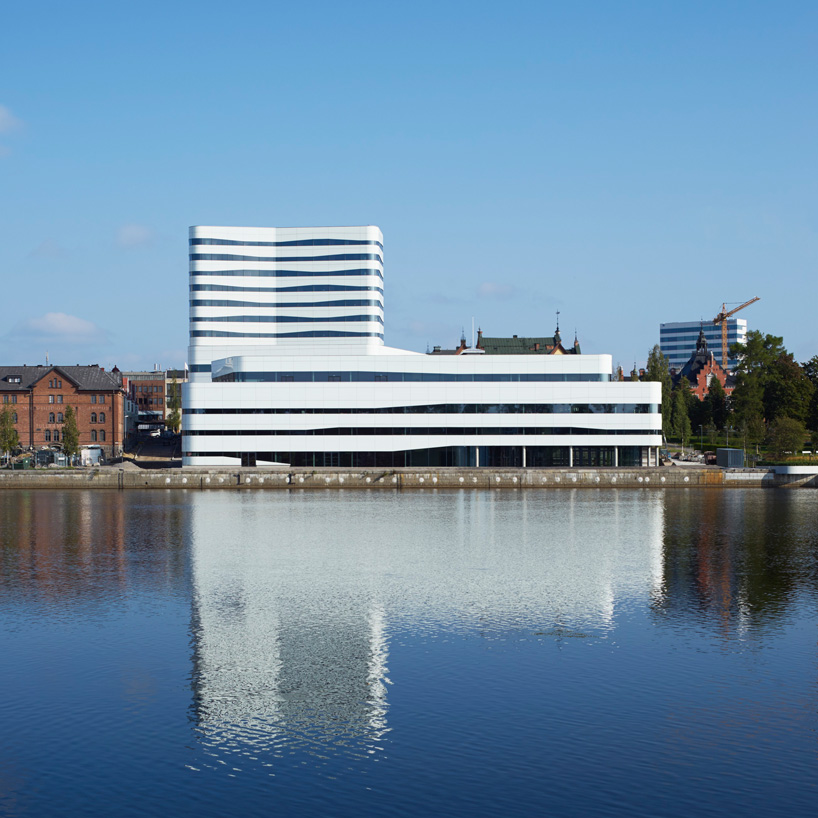 snøhetta + white weave väven cultural center together in sweden