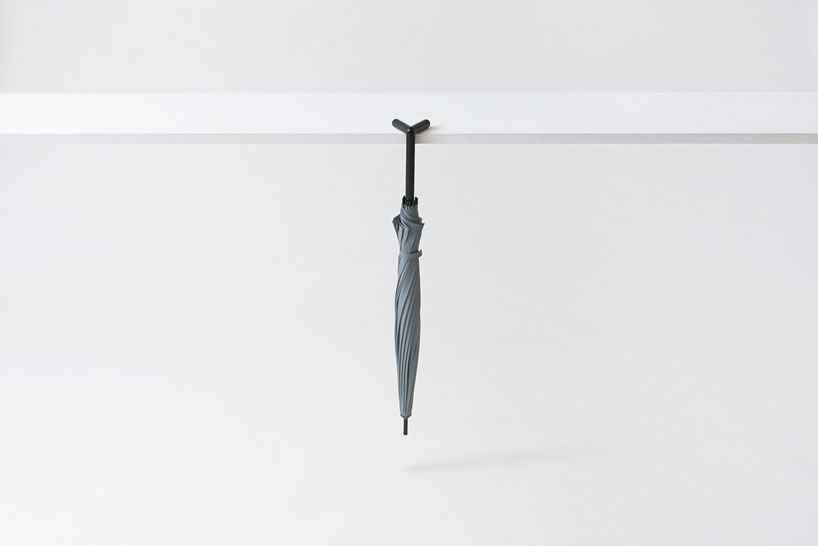 nendo stay-brella stands and hangs on its own