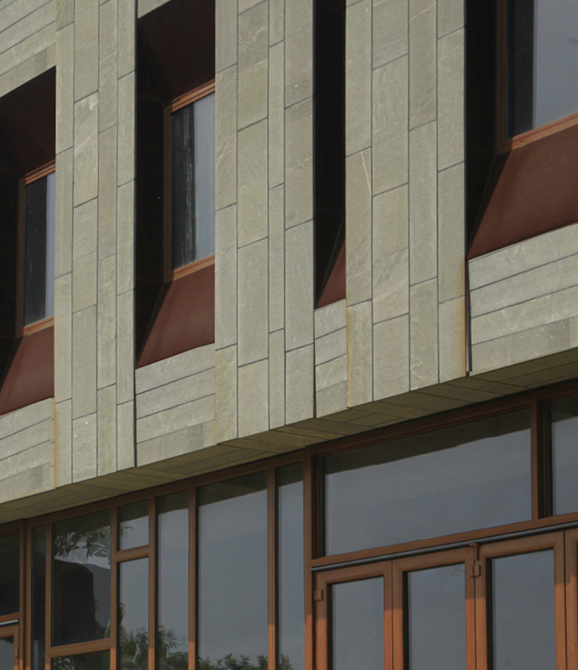 stone facade detail a house designboom