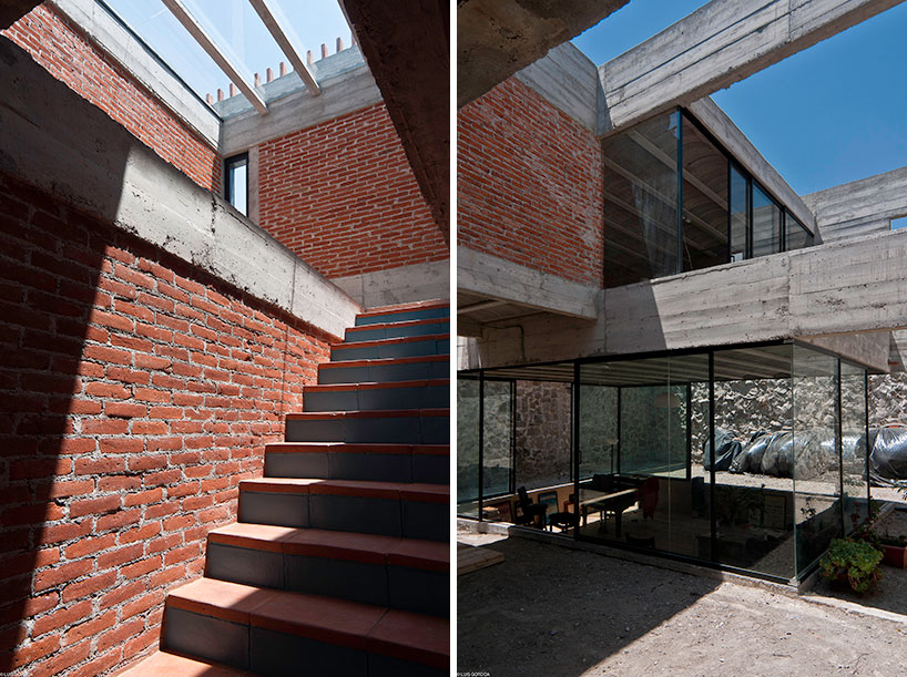 t3arc builds the concrete casa materka around a piano