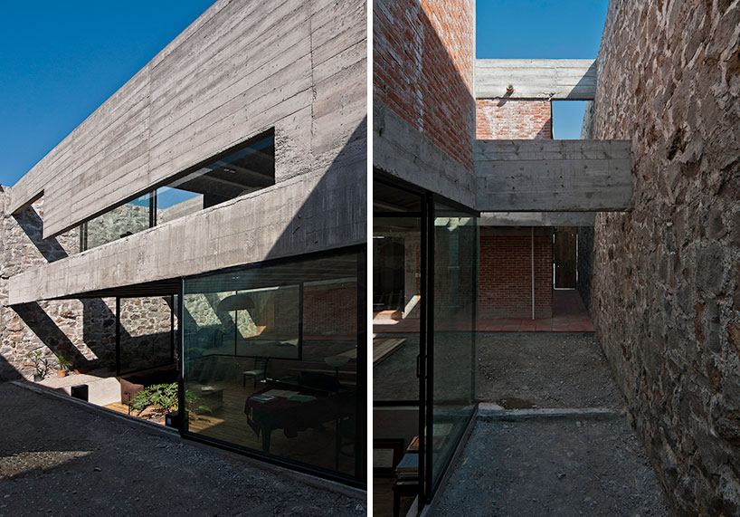 t3arc builds the concrete casa materka around a piano
