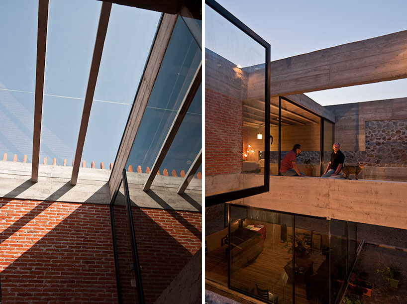 t3arc builds the concrete casa materka around a piano