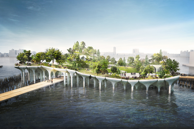 thomas heatherwick greens pier55 for new york's lower west side