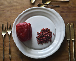 ceramic, copper + brass eccentric plates by daniel van dijck