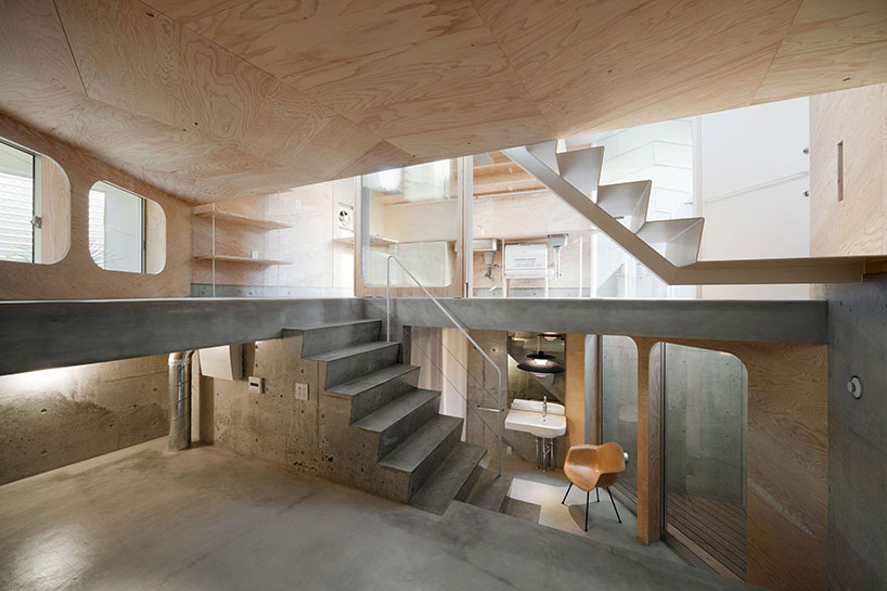 flat house completes 26 m2 polygonal tokyo bud house in tokyo