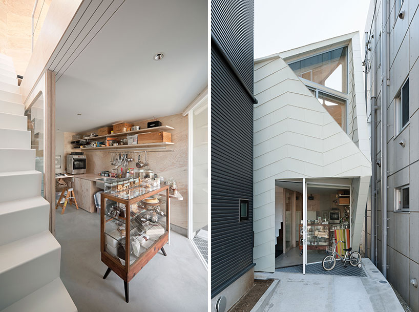 flat house completes 26 m2 polygonal tokyo bud house in tokyo