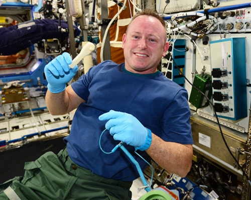 ratchet tool designed on earth uplinked & 3D printed in space by NASA