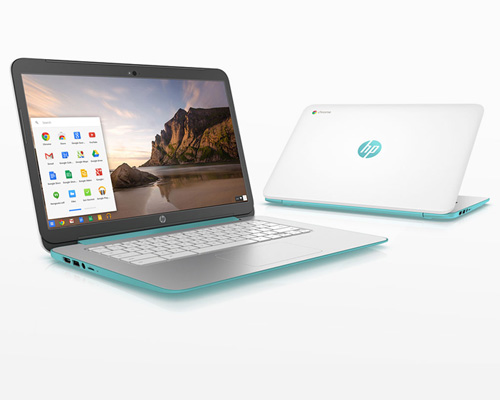 HP chromebook 14 inch touchscreen laptop less than an inch thick