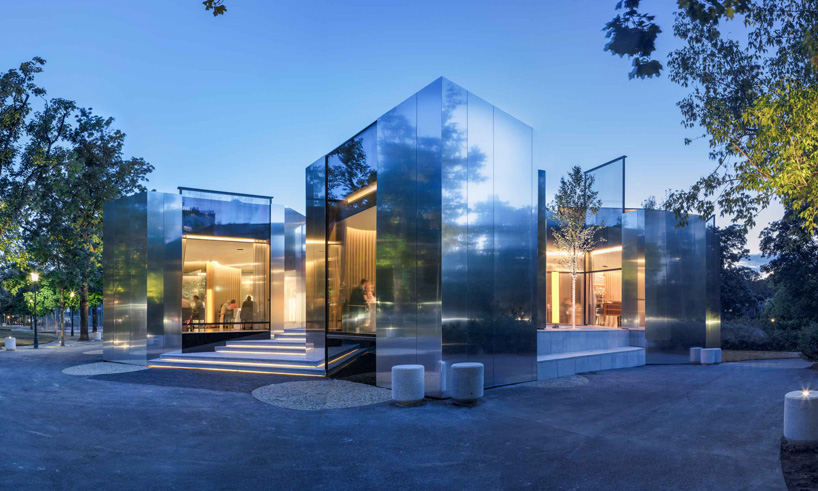 PPAG extends steirereck restaurant into vienna park with mirror façades