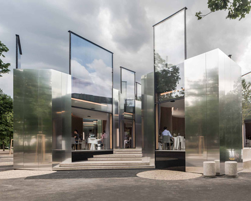 PPAG extends steirereck restaurant into vienna park with mirror façades