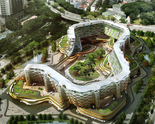 SPARK combines residential living with urban farming in singapore