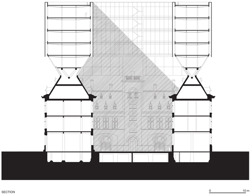 a2o architecten kempe thill transparent extension het havenhuis antwerp belgium