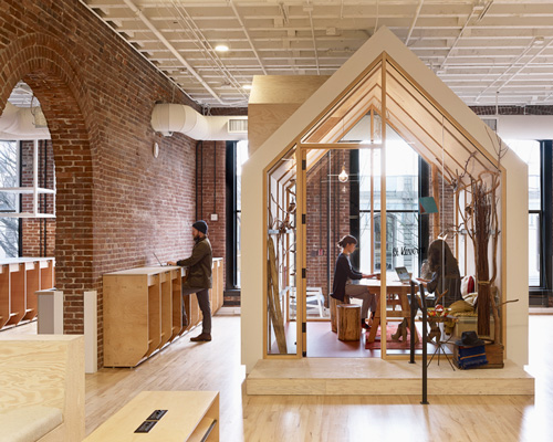 airbnb's portland office offers a diverse range of working environments