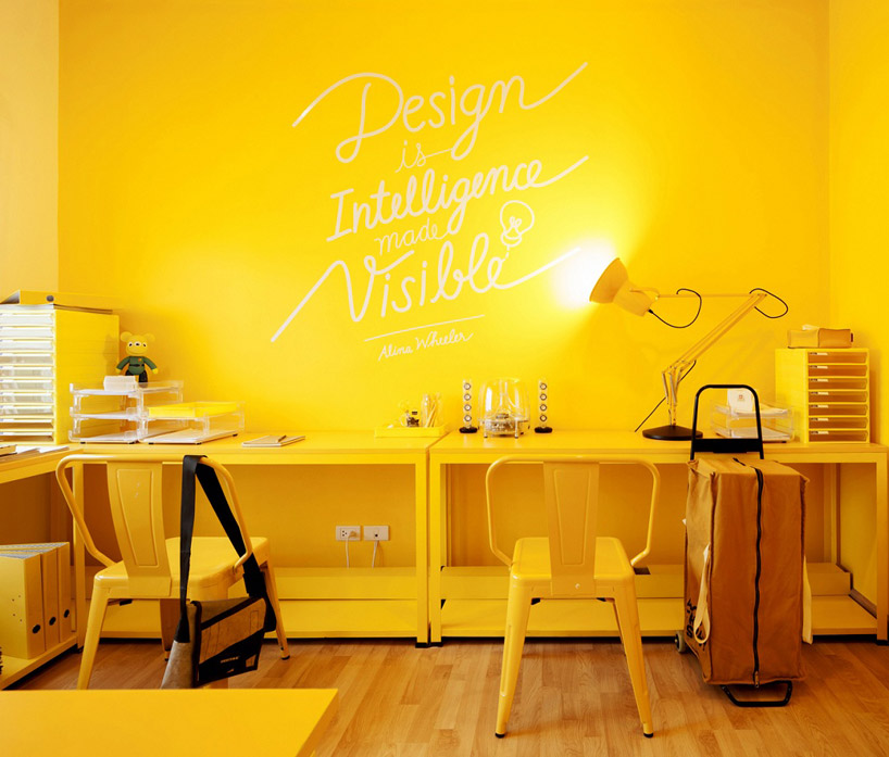 apostrophy's adds vivid primary colors to 'apos 2' office in thailand