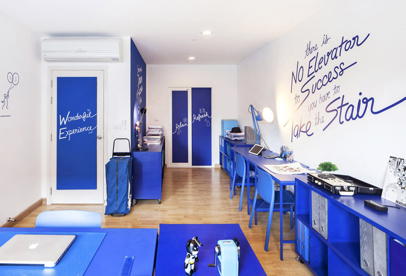 apostrophy's adds vivid primary colors to 'apos 2' office in thailand