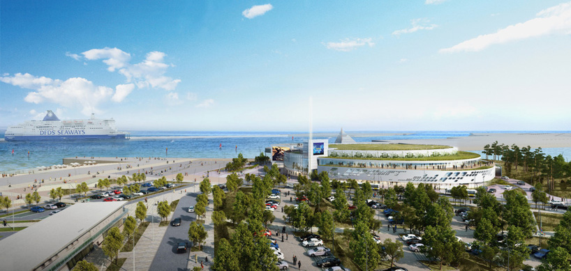 arte charpentier architectes calais congress center france designboom