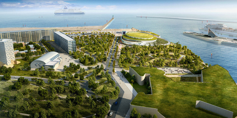 arte charpentier architectes calais congress center france designboom