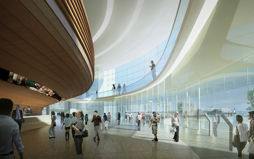 arte charpentier architectes calais congress center france designboom