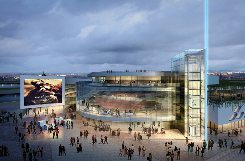 arte charpentier architectes calais congress center france designboom