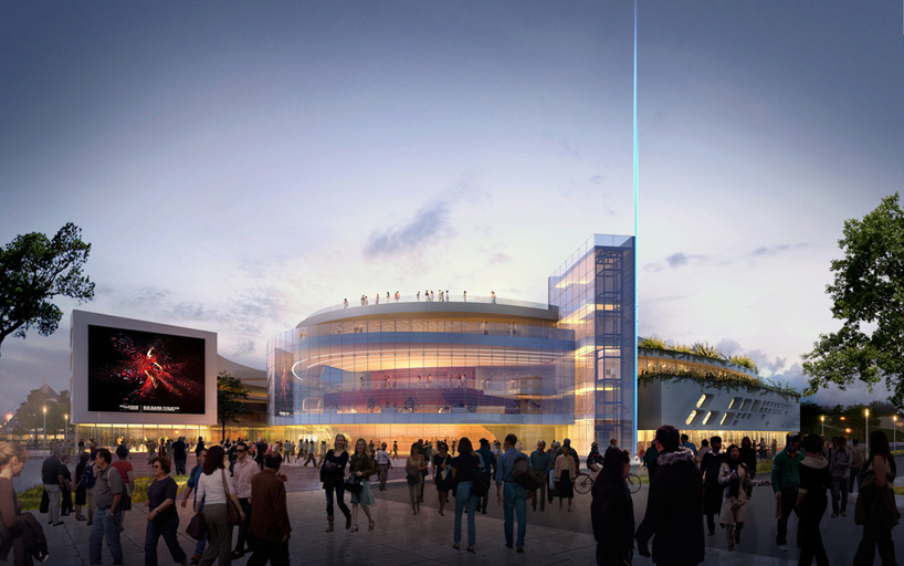 arte charpentier architectes calais congress center france designboom