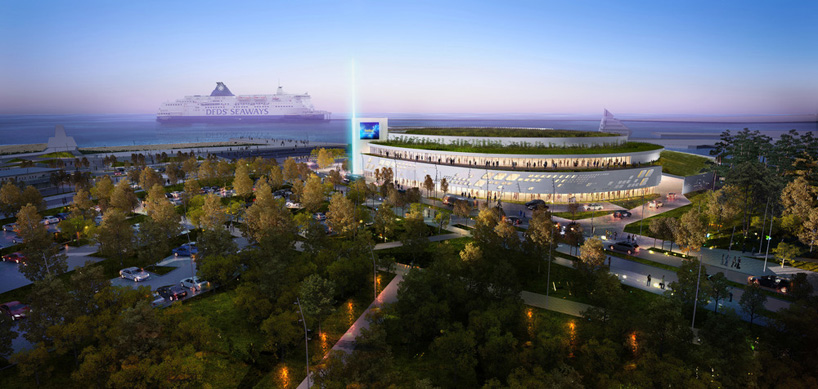 arte charpentier architectes calais congress center france designboom