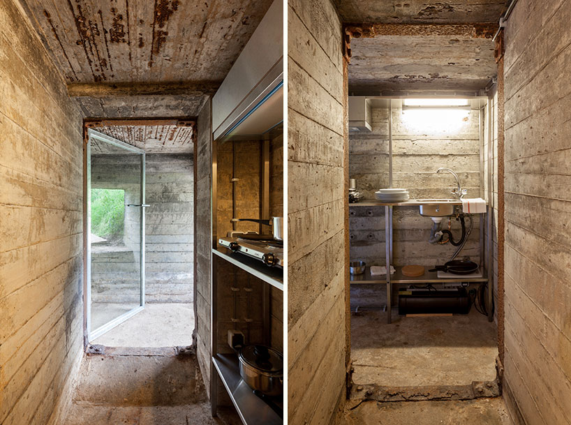 b-ild converts an old concrete bunker into a holiday home