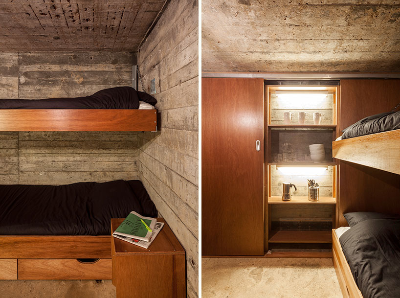 b-ild converts an old concrete bunker into a holiday home
