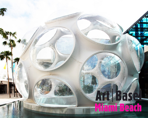 buckminster fuller's fly's eye dome recreated in miami design district