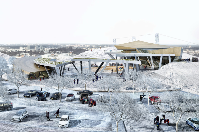 daniel libeskind plans vilnius beacon ski center in lithuania